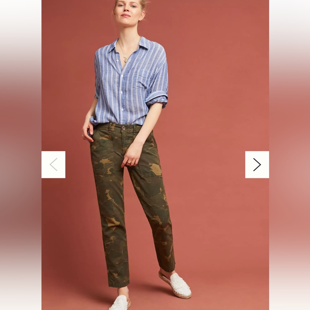 Anthropologie Camouflage "The Wanderer" Pants